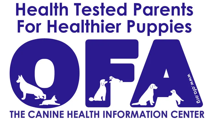 OFA Health Tested Parents Logo